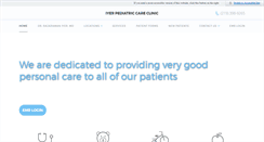 Desktop Screenshot of driyerpediatriccareclinic.com
